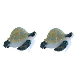 Cute Mini Green Turtle Hair Clips,Funny Acetate Claw Clip for Women,Fashion Hair Clip,Pack of 2