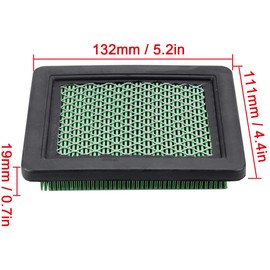 ZAMDOE GCV160 Air Filter for Honda GCV190 GC190 GC160 GX100 GCV135 GCV190A GCV190LA Engine HRC216 HRR216 HRR2169VKA HRX217 Lawn Mower, with Tune Up Kit
