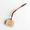 Octopus-kun Ema Strap, Pray for Passing, Wooden Key Holder, Small
