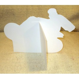 Evel Knievel Motorcycle Daredevil Tabletop Display Standee 10" Long