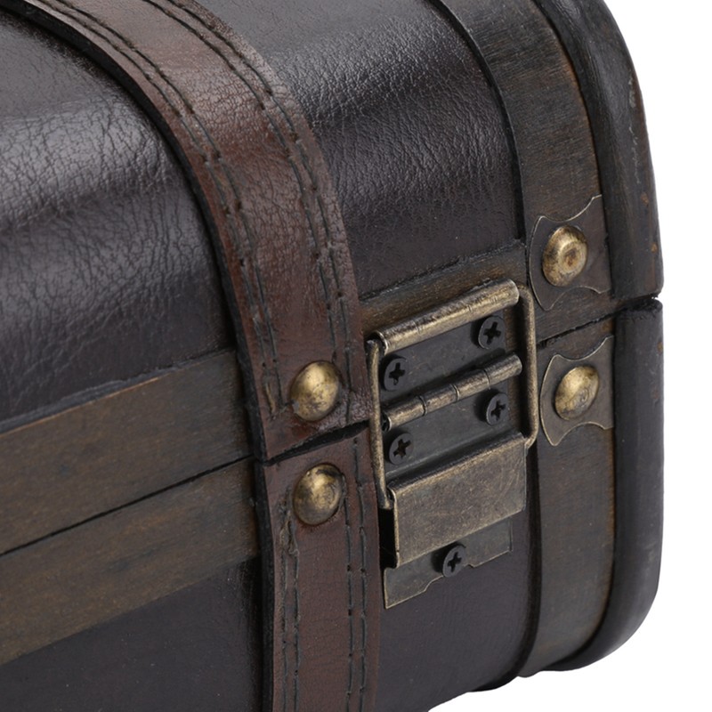 Retro Suitcase Wooden Storage Box Studio Decoration Window Display Photography