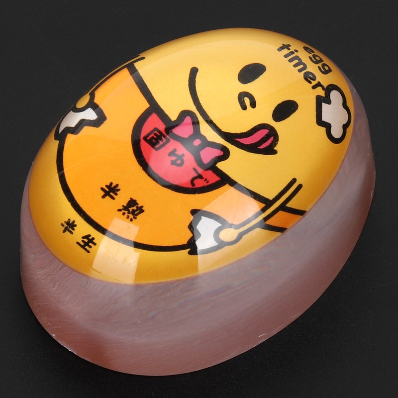 2Pcs Eggtimer Color Changing Resin Kitchen Timer for SoftBoiled Boiled