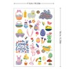 6 Sheets Easter Temporary Tattoos for Kids, Easter Egg and