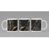 EPOC-PRINT Black Marble with Golden Veins Mug (11 Oz)