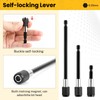 17-Piece Angle Screwdriver Attachment, 105° Angle Attachment for Cordless Screwdriver,