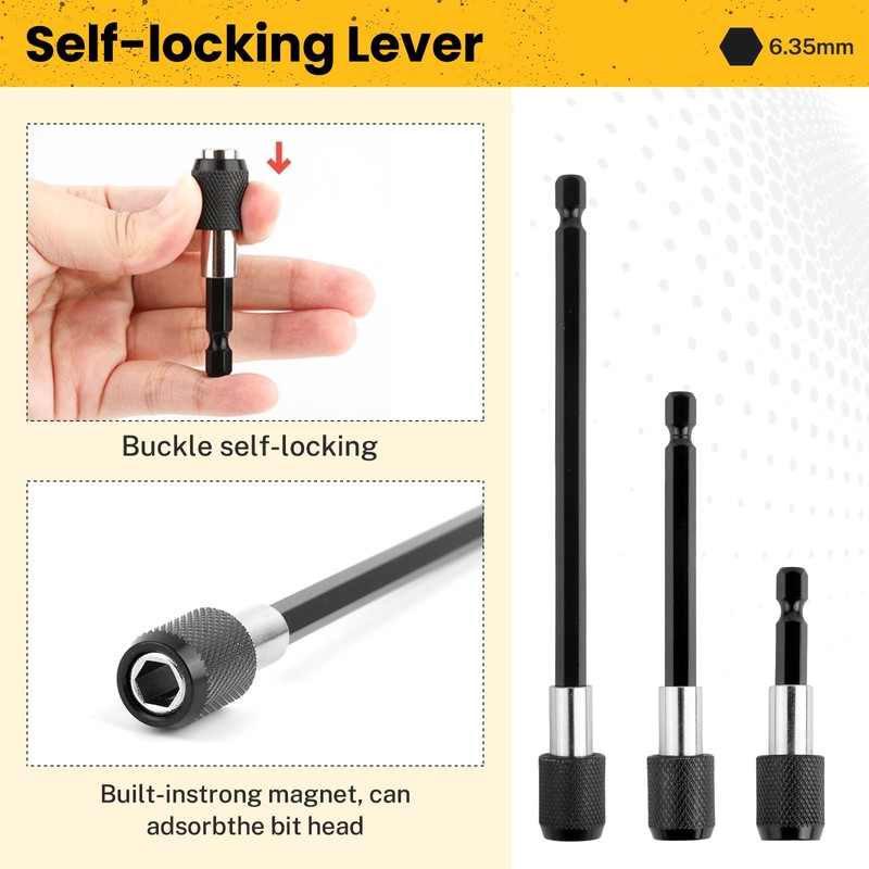 17-Piece Angle Screwdriver Attachment, 105° Angle Attachment for Cordless Screwdriver,