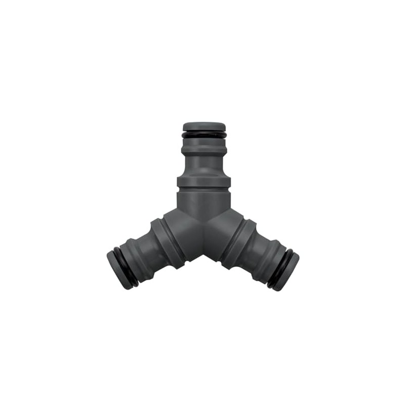 Takagi G062CG Hose Joint Triple Joint Nipple, Charcoal Gray, Connects