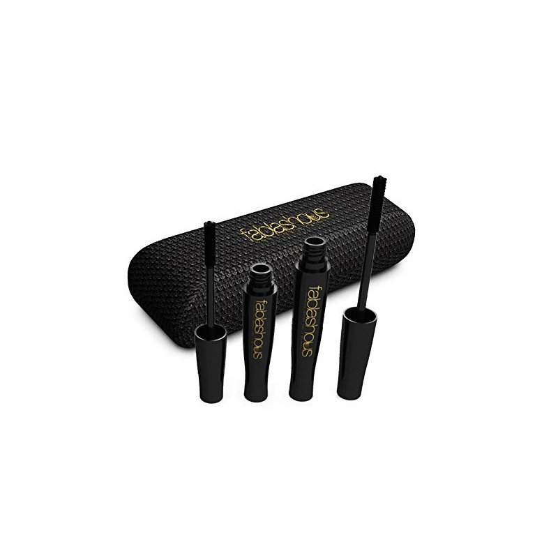 Fablashous Eyelash Kit 3D Thickening & Lengthening Black Natural Fibre