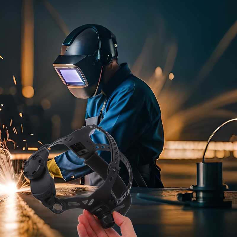 Mobestech Versatile Welding Hood Headgear Auto Darkening Es Adjustable Band