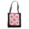 Cute Cherry And Pink Bow Tote Bag