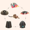 Cat Scratcher Cardboard with Bell Ball Toy for Indoor Cats,