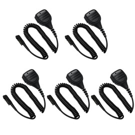 5 Pack PMMN4071AL PMMN4071 Shoulder Speaker Microphone for XPR3500e XPR3500, Heavy-Duty Remote Speaker Mic for Motorola XPR3000 XPR3300 XPR3300e XPR 3500e XiR P6600i DP2000 DP2400 Radio