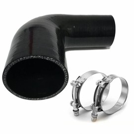 AotoKoop - Manguera de acoplamiento reductor de silicona de 2.5 a 3.25 pulgadas, longitud de la pierna de 5 pulgadas (125 mm) 4 capas para tubo de intercooler de admisión turbo (ID 64 mm a 83 mm