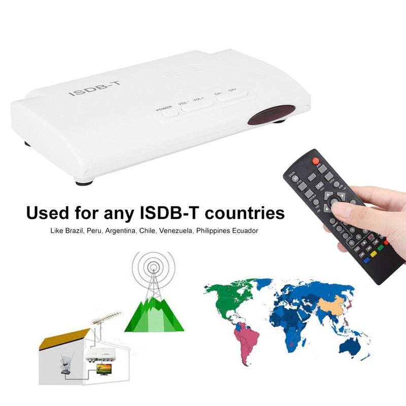 ISDB-T Digital Terrestrial Converter TV BOX Receiver Video Receiver 1080P