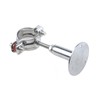 Quluxe 2 Pcs Stainless Steel Wall Mount Ceiling Mount Pipe