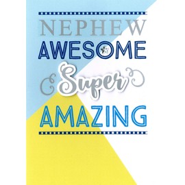 Just To Say Awesome Nephew Birthday Greeting Card Second Nature Cards JT160