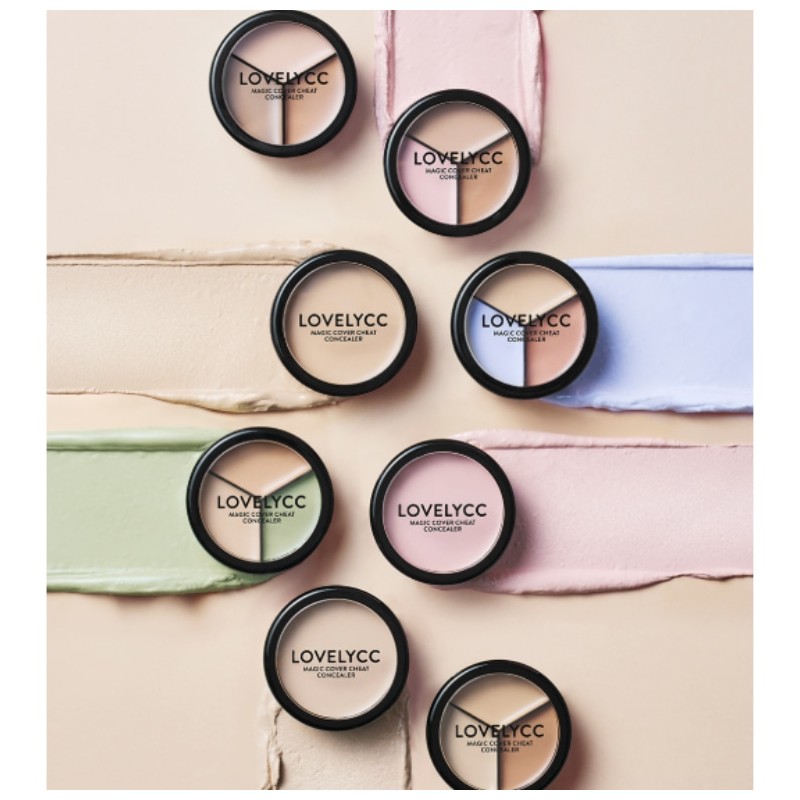 LOVELY CC Magic Cover Cheat Concealer 12g, Shade:07 Light Beige