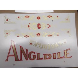 NEW JUST Made  ANGLDILE SCALE COMPLETE WATER TRANSFER DECAL SET
