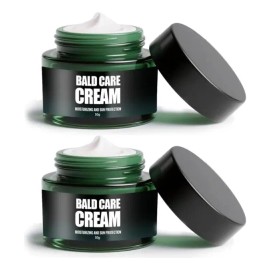 Mopoyat Nourishing Bald Cream And Scalp Care For Wearers Natural Anti Shine Effect Against Skin Irritation Shaving Burn Moisturising