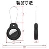 AirTag Case, GLILAVOX AirTag Case Airtag Keychain Wire Ring Strap
