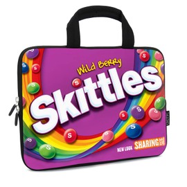 GHJTFC 15 Inch Laptop Sleeve Carrying Bag Neoprene Sleeve Tote Tablet Cover Notebook Briefcase Bag with Handle (15-15.6 inch, Rainbow)