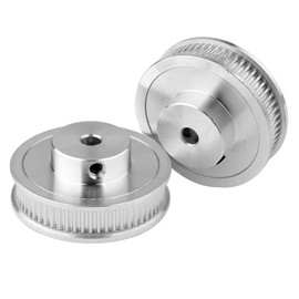 Euroharry GT2 60 Teeth 5 mm Bore Timing Belt Pulley Synchronous Wheel GT2 Timing Pulley for 3D Printer GT2 Timing Belt 6 mm Wide Belt Pack of 2