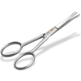 Children's Nail Scissors Baby Professional Nail Scissors with Rounded Ends - Straight Sharp Micro-Toothed Cutting Surface - Rustproof Baby Nail Scissors for Shortening Fingers and Toenails