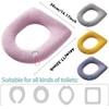 UQMIQURA 4 x Toilet Seat Covers, Universal Toilet Seat Covers,