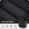 GreatBuddy 12-Pack Grow Bags 5 Gallon, Thick Fabric Planter Bags