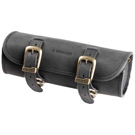 DEGNER TB-4IN Leather Tool Bag, 0.1 inch (3 mm) Thick, S Size, 10.2 x φ3.5 inches (26 x 9 cm), Black