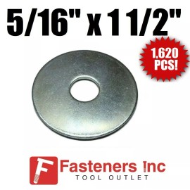 Redding Fasteners 5/16" X 1 1/2" 1620/PCS Bulk Box 50/LBS Zinc Plated Fender Washer 50# Bulk Box