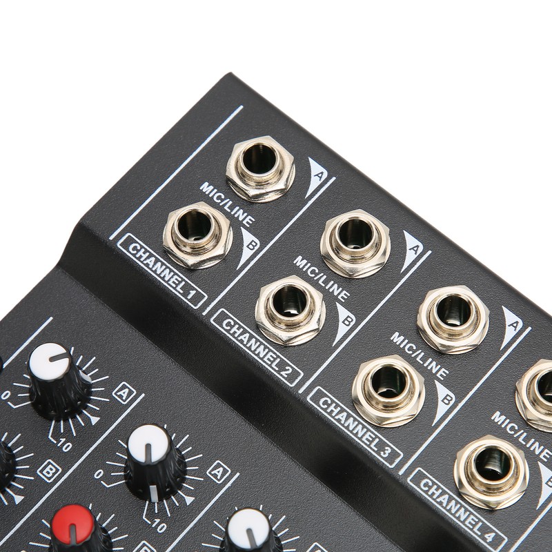 10 Channel Mixer Low Noise Stereo Line Mixer with 2