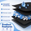 Meat Soaker Pads, Black, 500 Pack, Disposable Absorbent | For