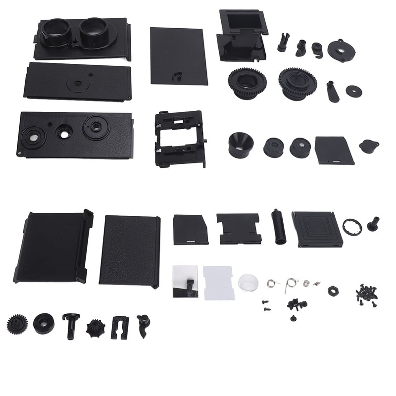 35MM Dual Lens Film Camera DIY Classic Retro Double Reflex