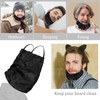 5PCS Beard Bib Beard Bandana Beard Covers, Adjustable Breathable Washable