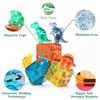 MEGAGONTILES 106 PCS Dinosaur Magnetic Tiles Set | Magnet Building
