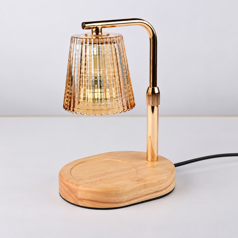 Dimmable Candle Warmer Lamp, Flameless Electric Wax Warmer for Scented