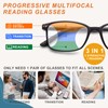 JO Progressive Multifocus Reading Glasses 2 Pack Unisex Progressive Reader