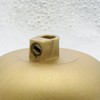 Canopy Gold Matt Plastic with Locking Screw for Supply Cable