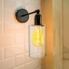 Hedume 6 Pack Clear Glass Shades Replacement, 5.7" Height -