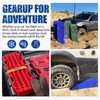 BUNKER INDUST Off-Road Traction Boards with Jack Base,Pair Recovery Tracks