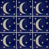 2x2 36 pcs Moon Face Talavera Mexican Tile