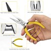 BOOSDEN 5" Needle Nose Pliers, Long Nose Pliers Set with