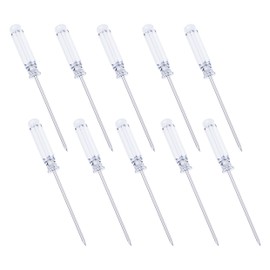 FOCMKEAS 10PCS Mini Phillips Screwdriver, 3mm Cross Head with Clear Non-slip Handle for Small Appliances, 4.72"(120mm) Total Length, Non-magnetic