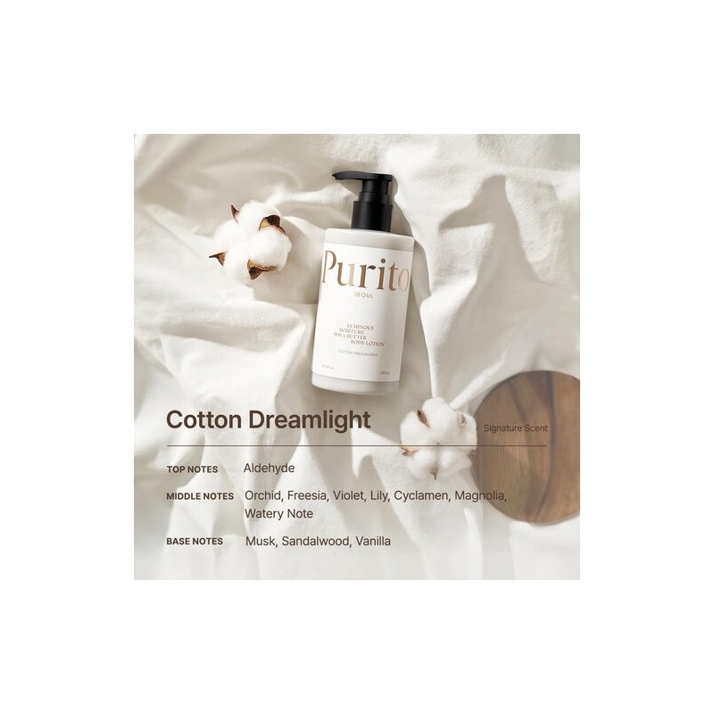 Purito Seoul [Purito Seoul]Luminous Moisture Shea Butter Body Lotion Cotton