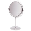 Jerdon Two-Sided Tabletop Makeup Mirror - Makeup Mirror with 5X