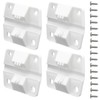 Niuohoy 4 Packs Cooler Plastic Hinges with Screws Set Cooler