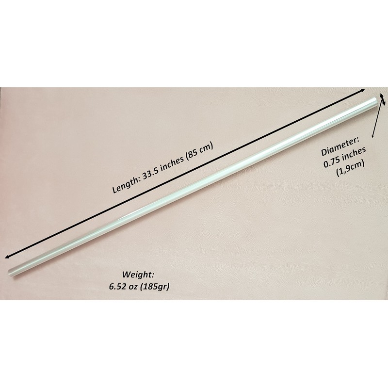 Stainless Aluminum Rolling Pin 33.5 inch (85 cm)