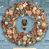 XL 50cm Christmas Wreath Blueberry & Ivy Pine Cone Hanging