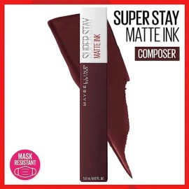 Labial Líquido Maybelline New York Super Stay Matte Ink 5ml Acabado Mate Color City Composer 112